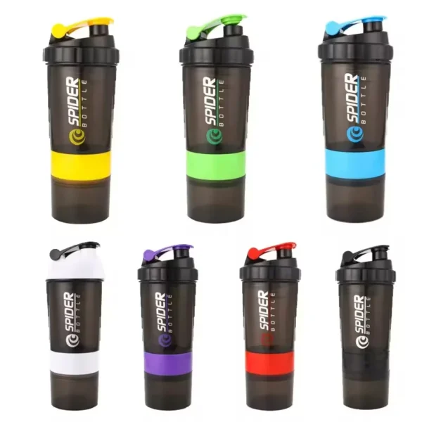 Spider Protein Shaker Bottle